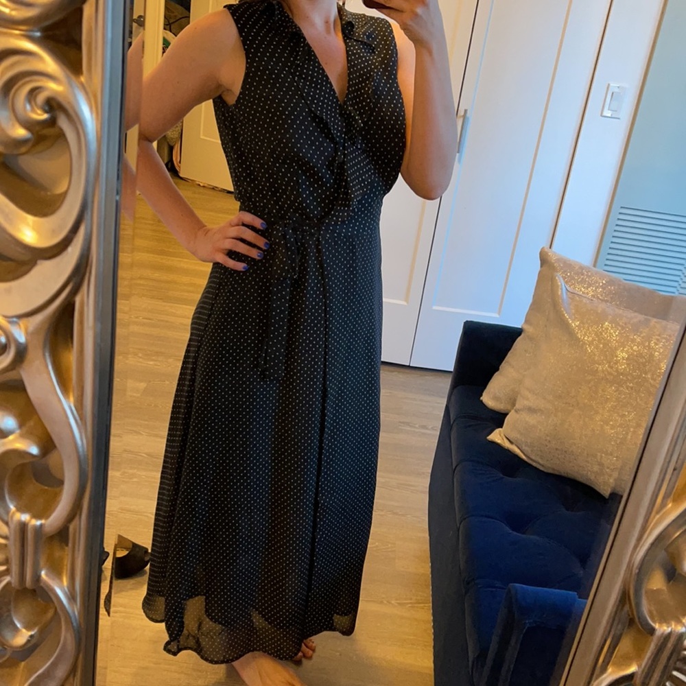 Wrap maxi dress
